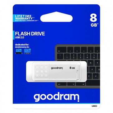 GOODRAM USB STICK 8 GB FLASHDRIVE USB 2.0(ΆΣΠΡΟ)