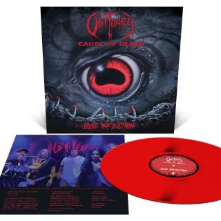 CAUSE OF DEATH - LIVE INFECTION / BLOOD RED VINYL