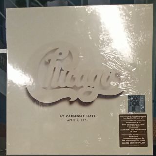 CHICAGO AT CARNEGIE HALL, APRI 3LP RSD 2022